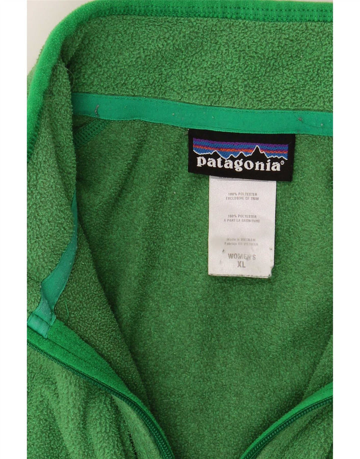 Jachetă polară Patagonia pentru femei UK 18 XL Poliester verde