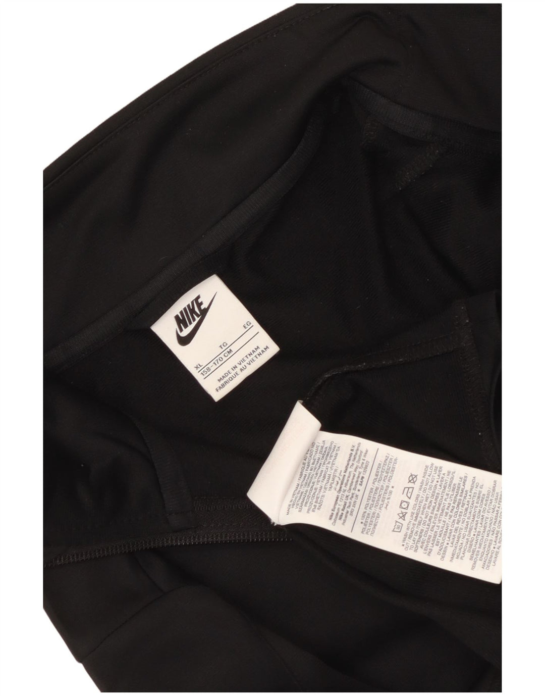 Jachetă de trening grafică Nike pentru băieți 13-14 ani XL poliester negru