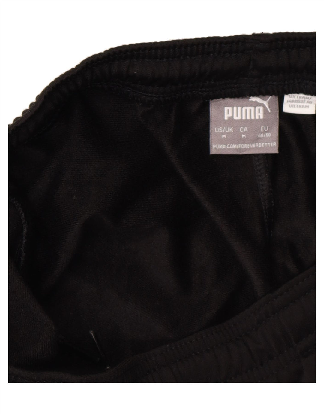 PUMA Mens Tracksuit Trousers Medium  Black Vintage Puma and Second-Hand Puma from Messina Hembry 