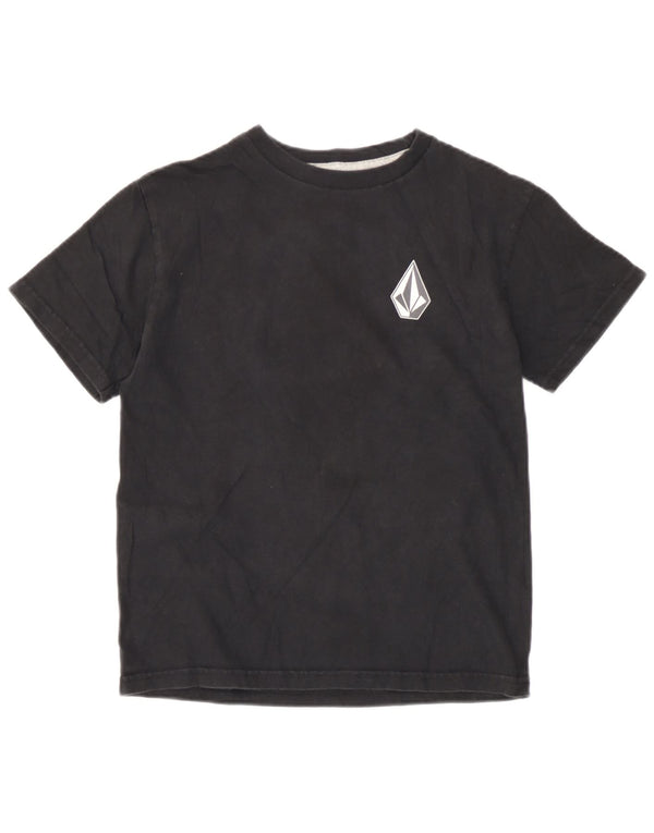 Tricou grafic Volcom pentru femei Top UK 10 Small Black Bumbac