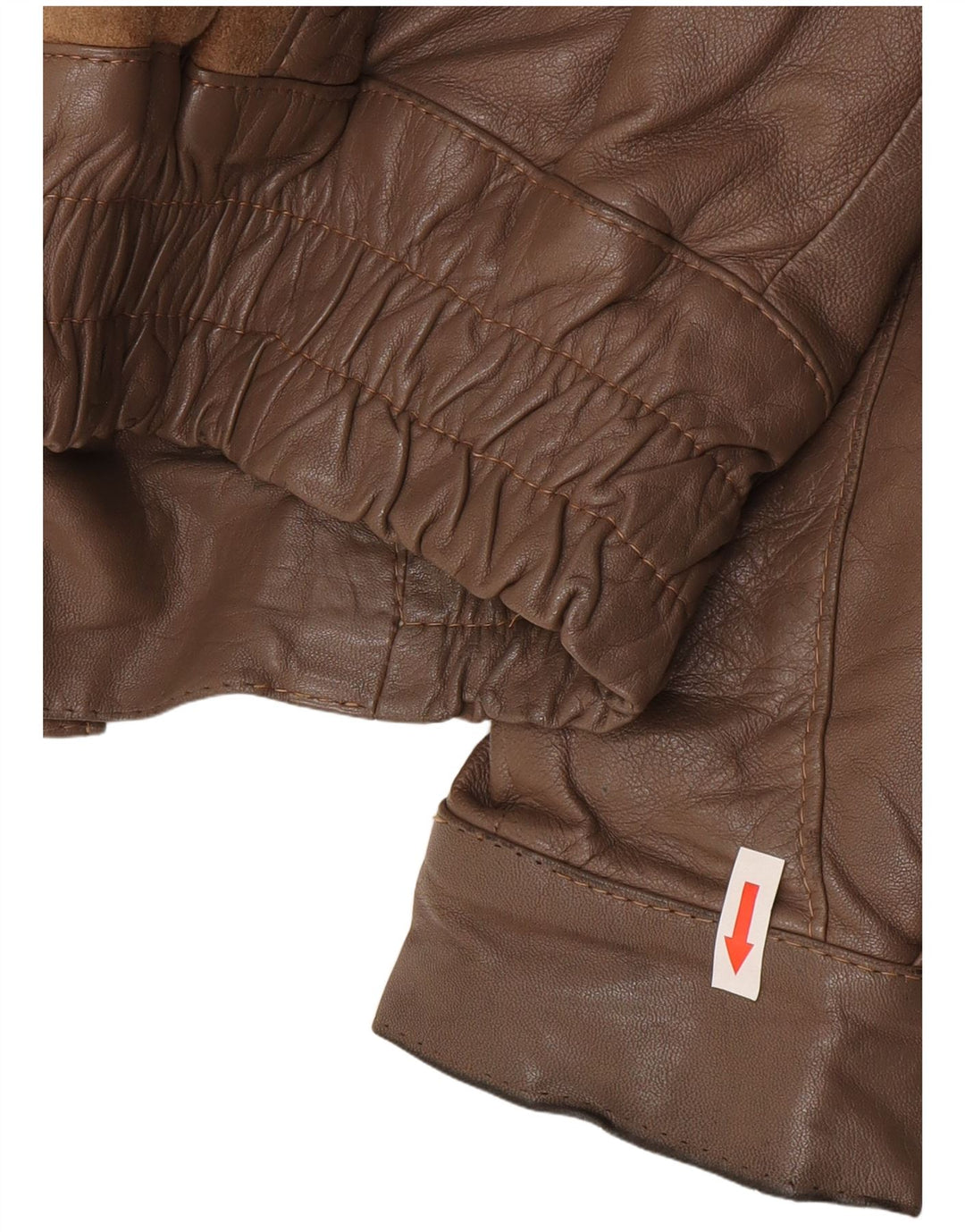 Jachetă vintage pentru bărbați din shearling IT 52 XL maro