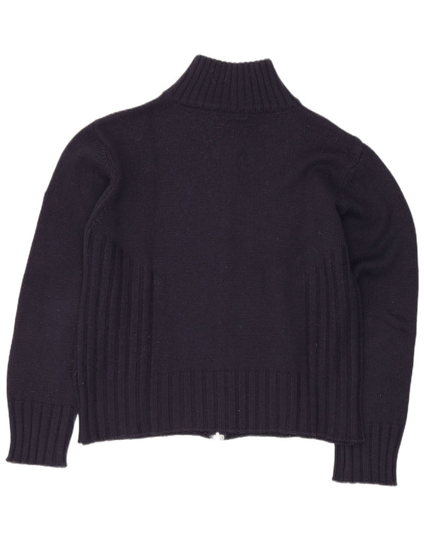 Pulover cardigan pentru femei Meltin' Pot UK 14 Mediu Lână bleumarin