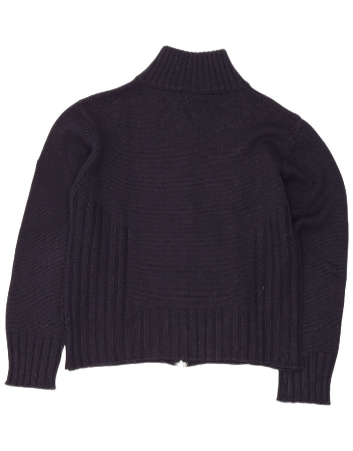 Pulover cardigan pentru femei Meltin' Pot UK 14 Mediu Lână bleumarin