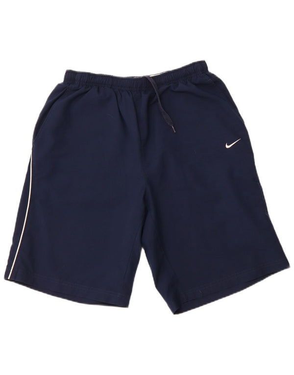 Pantaloni scurți sport pentru bărbați NIKE, albastru bleumarin mediu