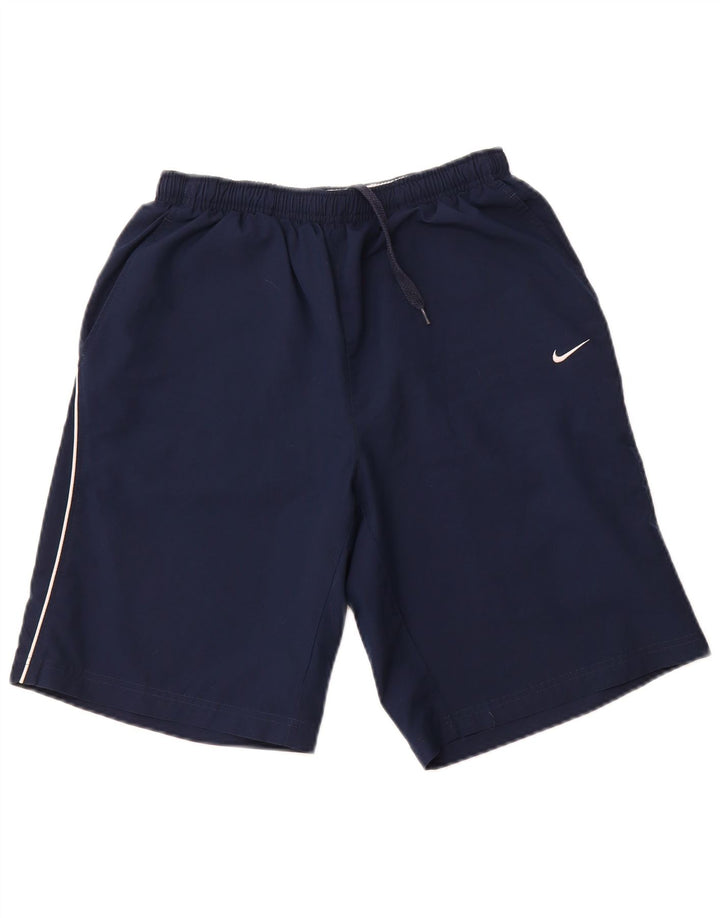 Pantaloni scurți sport pentru bărbați NIKE, albastru bleumarin mediu