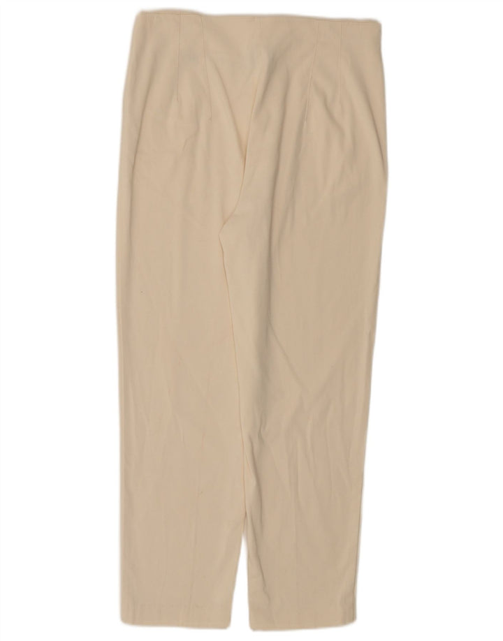 Massimo Dutti Pantaloni tăiați pentru femei EU 42 Large W30 L25 Alb