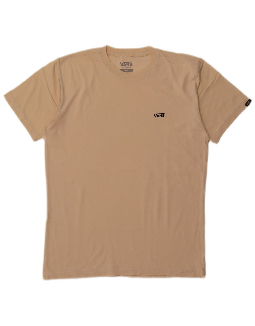 Tricou VANS Classic Fit pentru bărbați Top mic, bej, bumbac