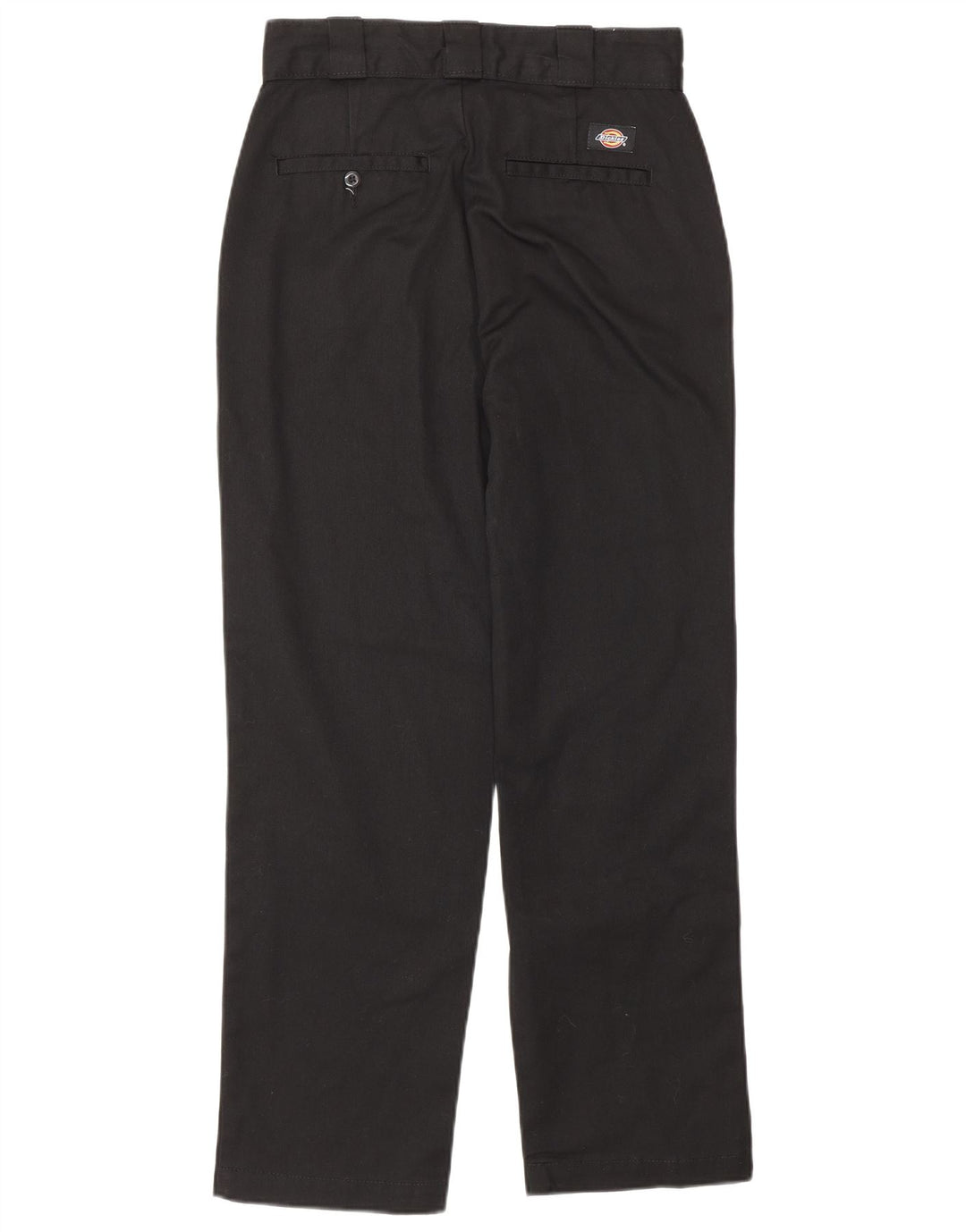 DICKIES Pantaloni chino drepti pentru femei W27 L26 Poliester negru