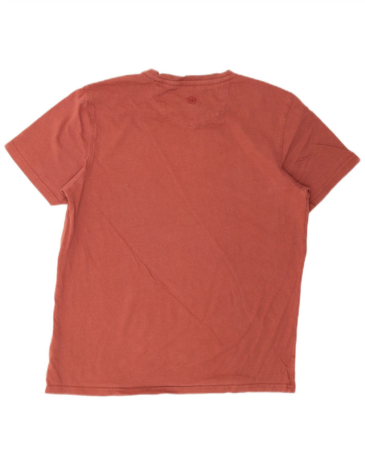 FAT FACE Tricou grafic pentru bărbați cu croiala normală Top mare bumbac roșu