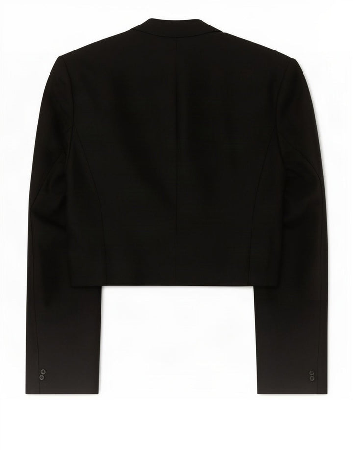 Jachetă Bolero deschisă pentru femei Fenn Wright Manson UK 10 Bumbac negru mic