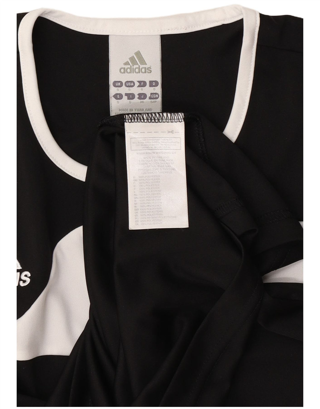 Tricou Adidas Climalite pentru bărbați Top mic, negru, poliester color bloc