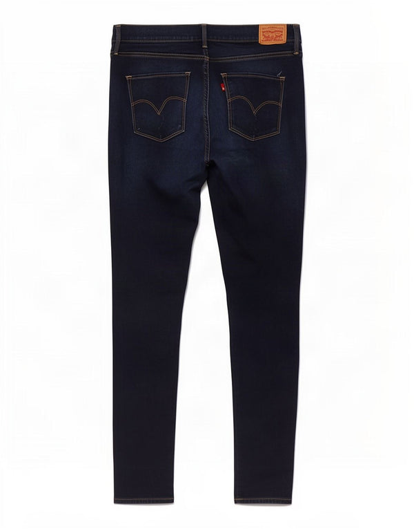 Levi's Womens 310 Shaping Super Skinny Jeans W32 L30 Navy Blue Cotton