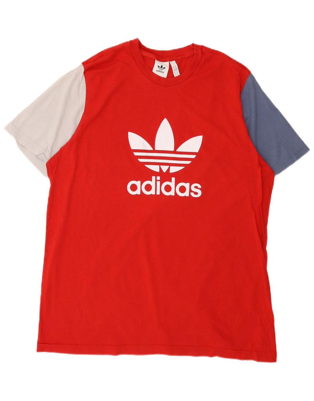Tricou grafic ADIDAS pentru bărbați Top XL, roșu, bumbac color bloc