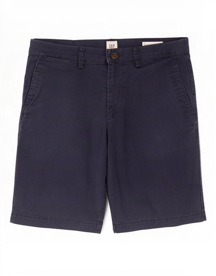 Pantaloni scurți chino pentru bărbați Gap Khakis Medium W30 Bumbac bleumarin