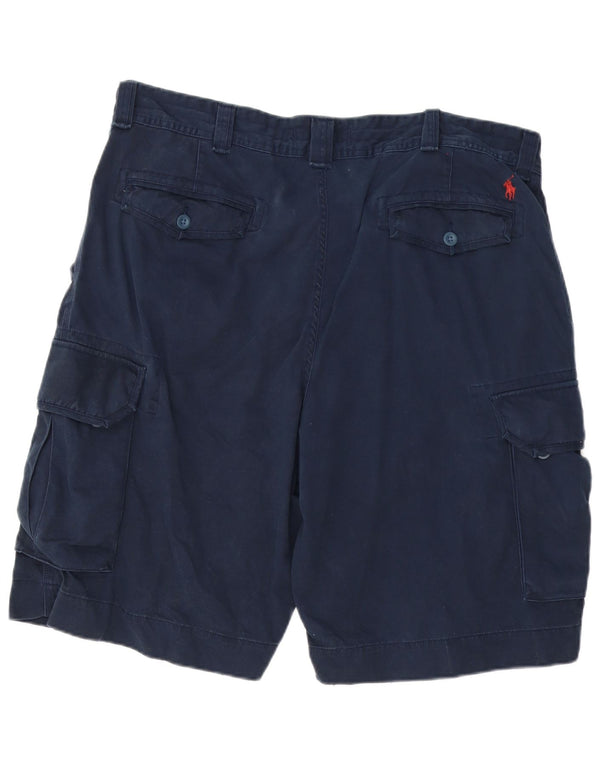 Pantaloni scurți cargo pentru bărbați Polo Ralph Lauren W42 2XL bumbac bleumarin