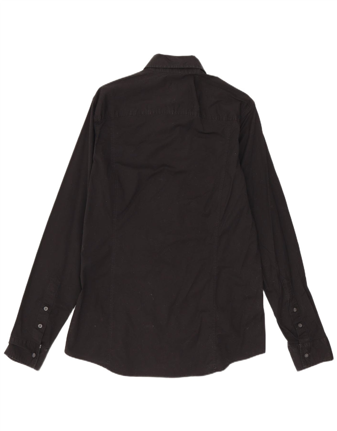 Cămașă pentru bărbați Calvin Klein Jeans, bumbac negru mediu