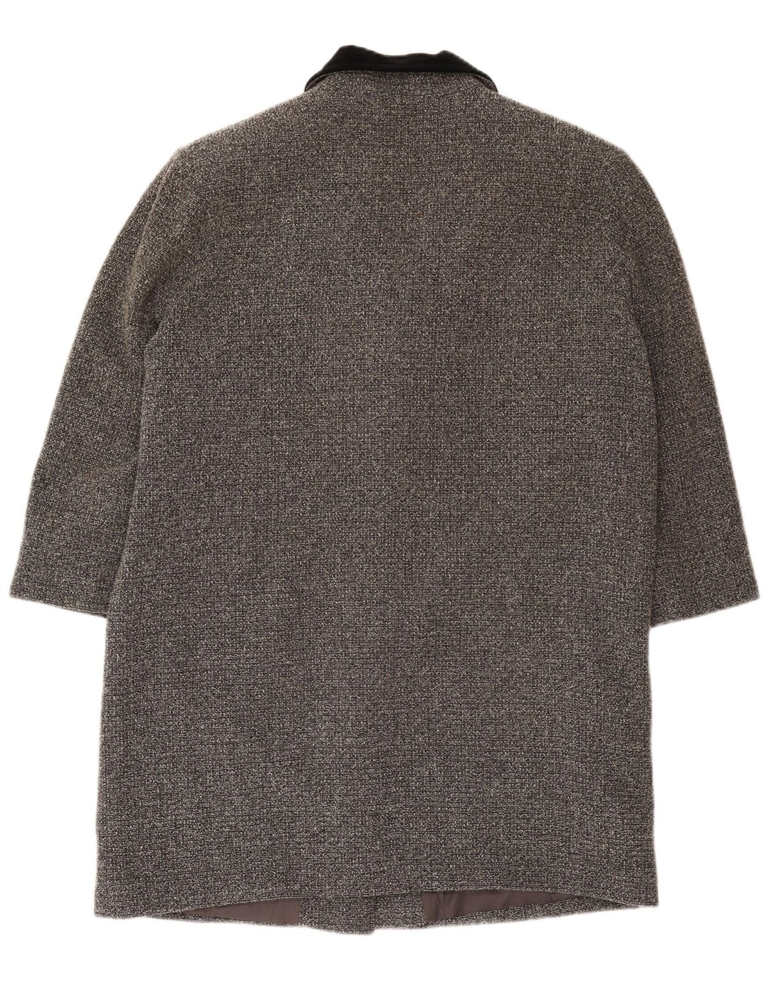 Jachetă vintage cu 2 nasturi pentru femei UK 20 2XL Gri Colorblock