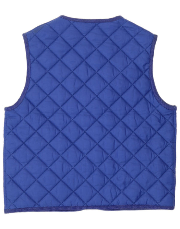 Gilet matlasat Benetton pentru femei UK 18 XL Albastru Poliamidă
