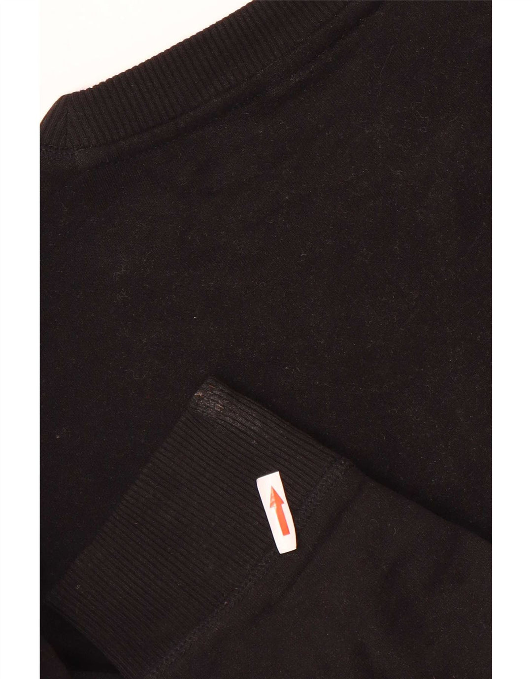 Hanorac grafic pentru bărbați Hugo Boss Pulover mare din bumbac negru