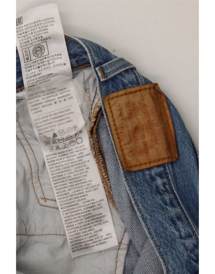 Blugi drepti pentru bărbați Levi's 501 W29 L26 Bumbac albastru