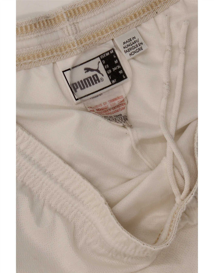 Pantaloni scurți sport Puma S.S. Lazio pentru bărbați, mari, alb, din poliester