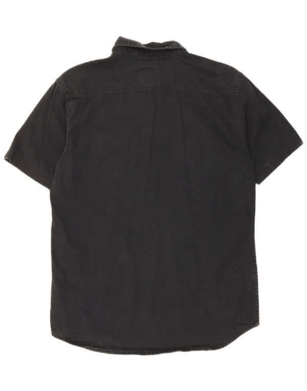 Cămașă cu mânecă scurtă Levi's pentru bărbați, bumbac negru mic