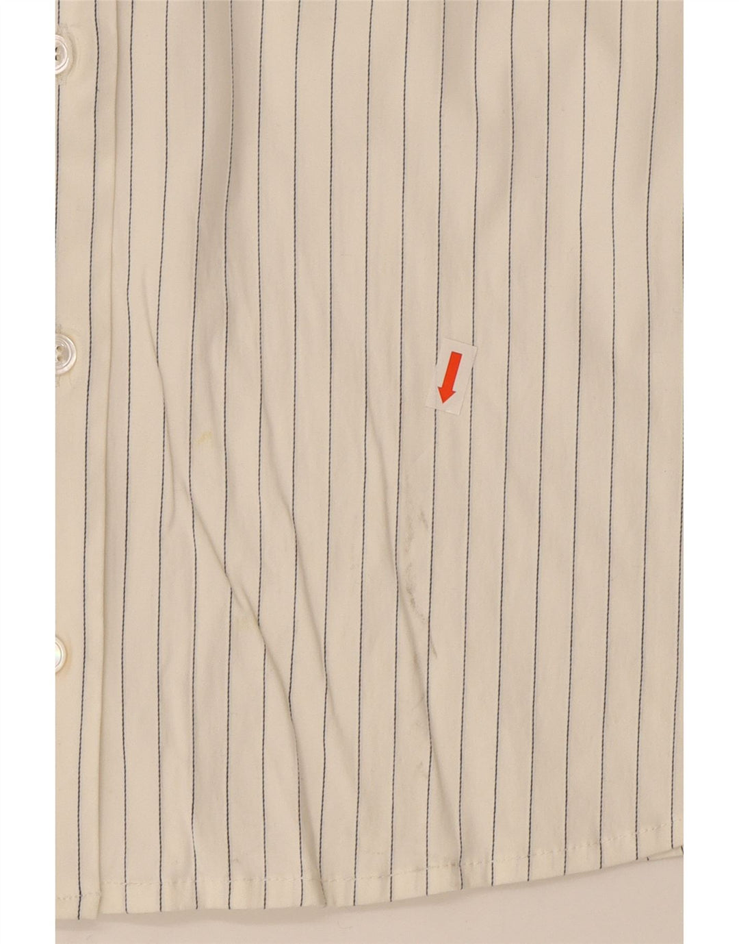 Cămașă pentru femei Hugo Boss UK 12 Medium White Pinstripe