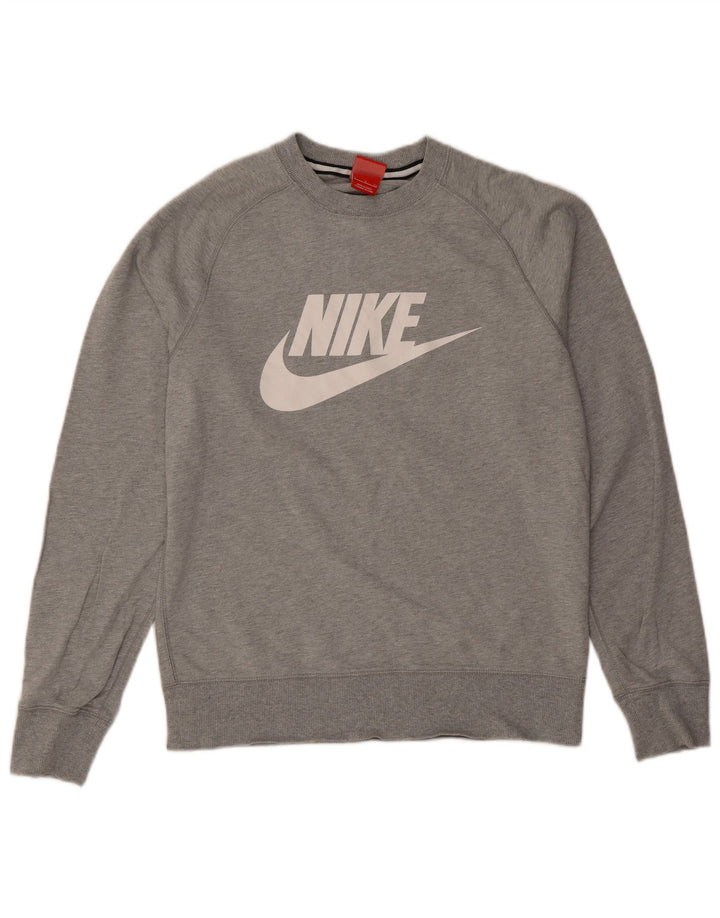Hanorac grafic pentru bărbați Nike Jumper mic, gri, pete