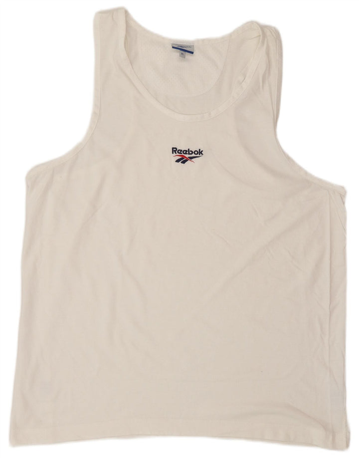 Vestă pentru bărbați REEBOK XL, bumbac alb