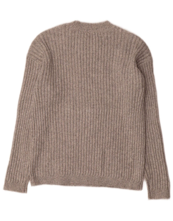 Pulover pentru femei Marks & Spencer cu decolteu triplu UK 6 XS poliester gri
