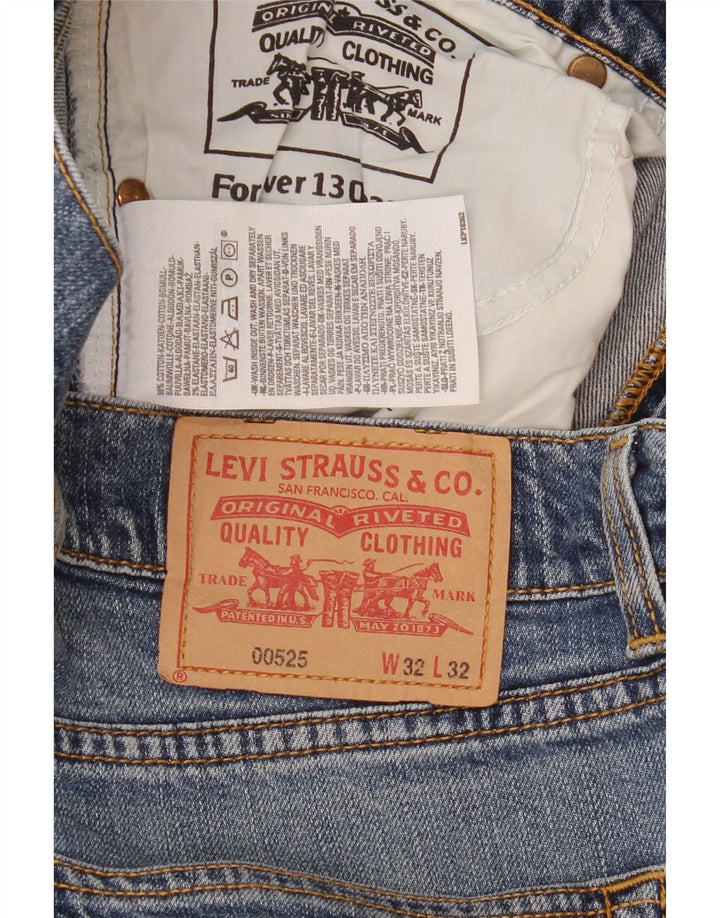 Blugi Levi's 525 Bootcut W32 L32 Bumbac albastru