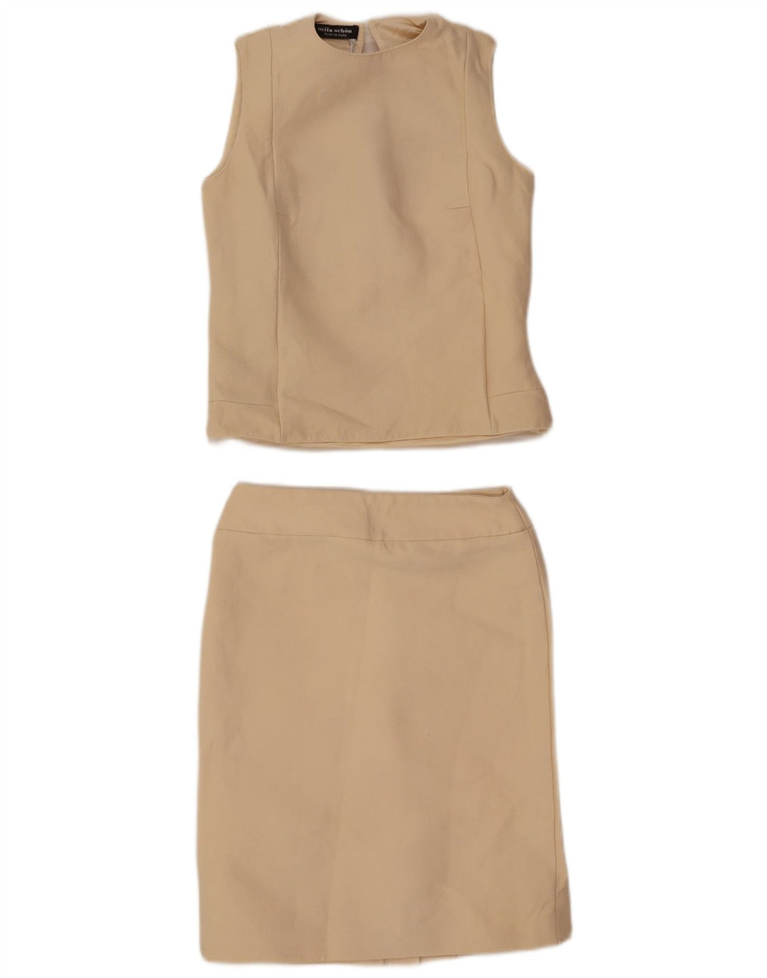 Set fuste 2 piese pentru femei Mila Schon IT 42 Medium W26 Lână bej