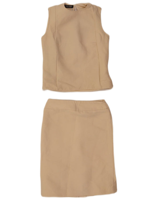 Set fuste 2 piese pentru femei Mila Schon IT 42 Medium W26 Lână bej