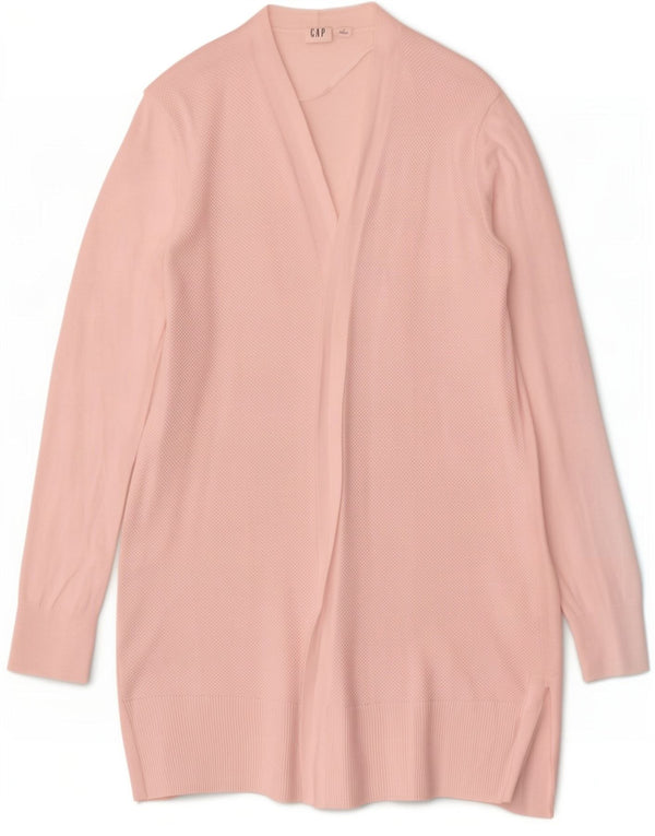 Pulover cardigan deschis pentru femei Gap UK 14, bumbac roz mediu