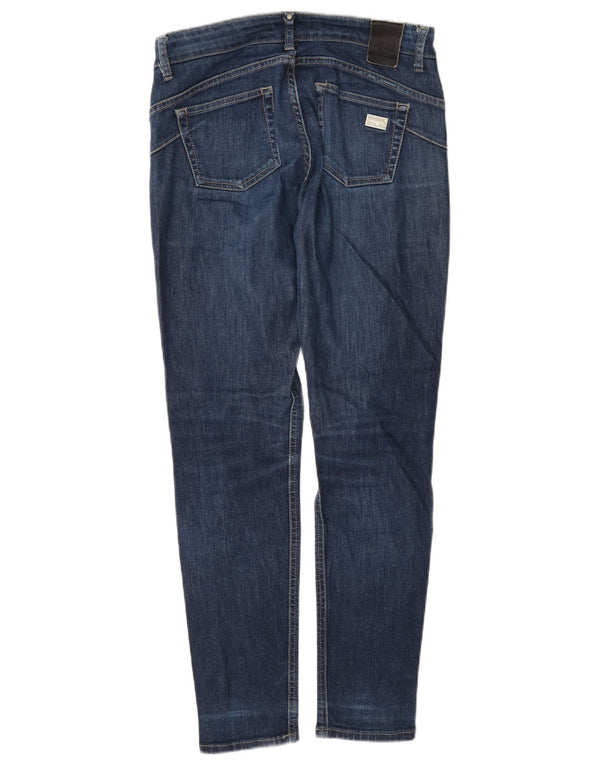Blugi slim pentru femei Liu Jo cu talie medie W28 L32 bumbac bleumarin