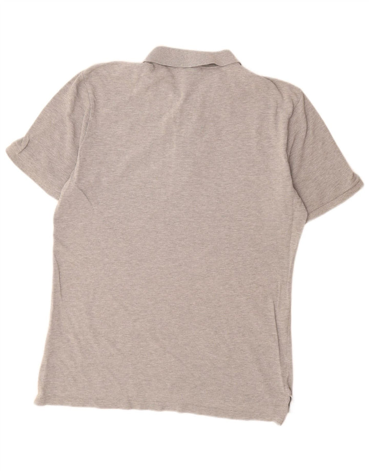 Tricou polo Nike pentru bărbați, bumbac cu pete gri mediu