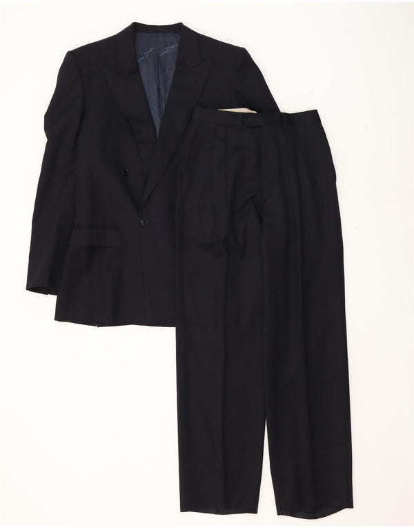 Costum 2 piese pentru bărbați Pierre Cardin IT 48 Medium L32 L32 Negru cu dungi