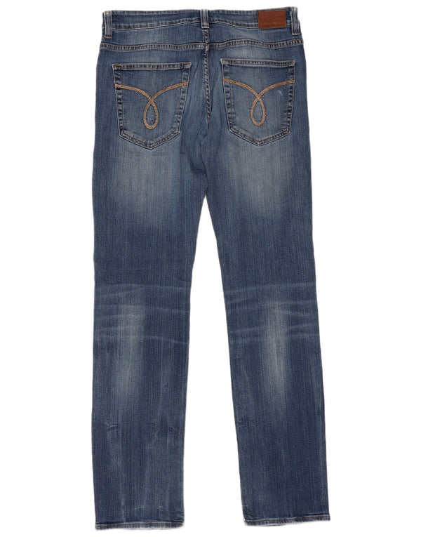Blugi slim pentru bărbați Calvin Klein W34 L32 albastru