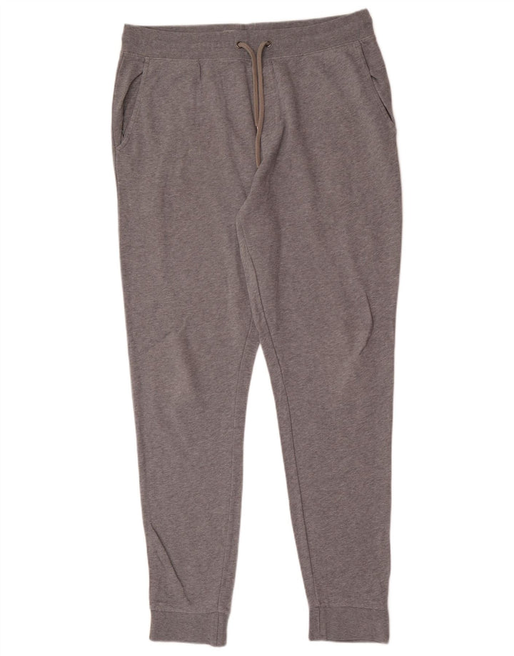 Pantaloni de trening pentru bărbați Marks & Spencer Joggeri din bumbac gri mediu