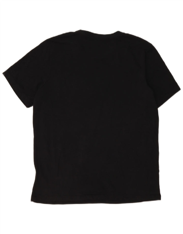 Tricou Nike Dri Fit pentru bărbați Top mare din bumbac negru