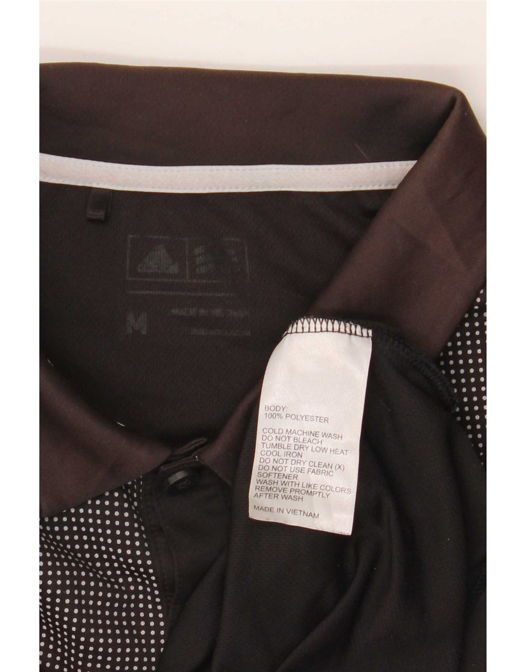 Tricou polo pentru bărbați Adidas, mediu negru, poliester color bloc