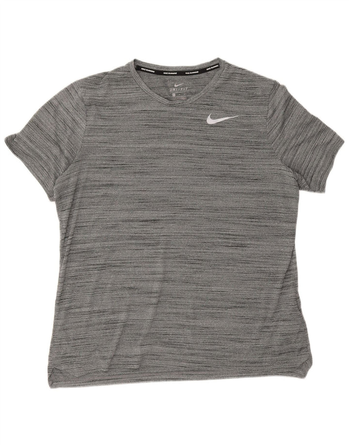 Tricou pentru bărbați Nike Dri Fit Top XL Gri poliester cu pături