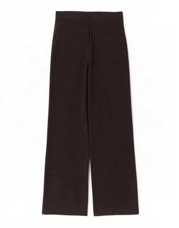 Pantaloni casual pentru femei cu talie înaltă Zara XS L24 L31 Poliester negru