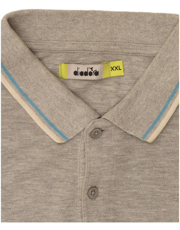 Tricou polo pentru bărbați Diadora 2XL gri