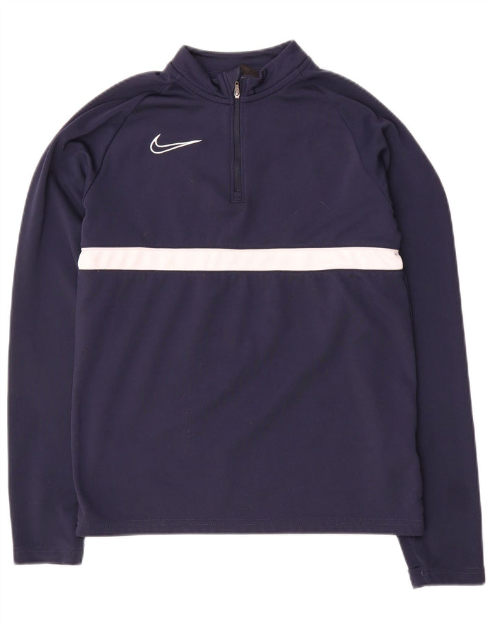 Trening pentru băieți Dri Fit Pullover Top 12-13 ani, mare, bleumarin