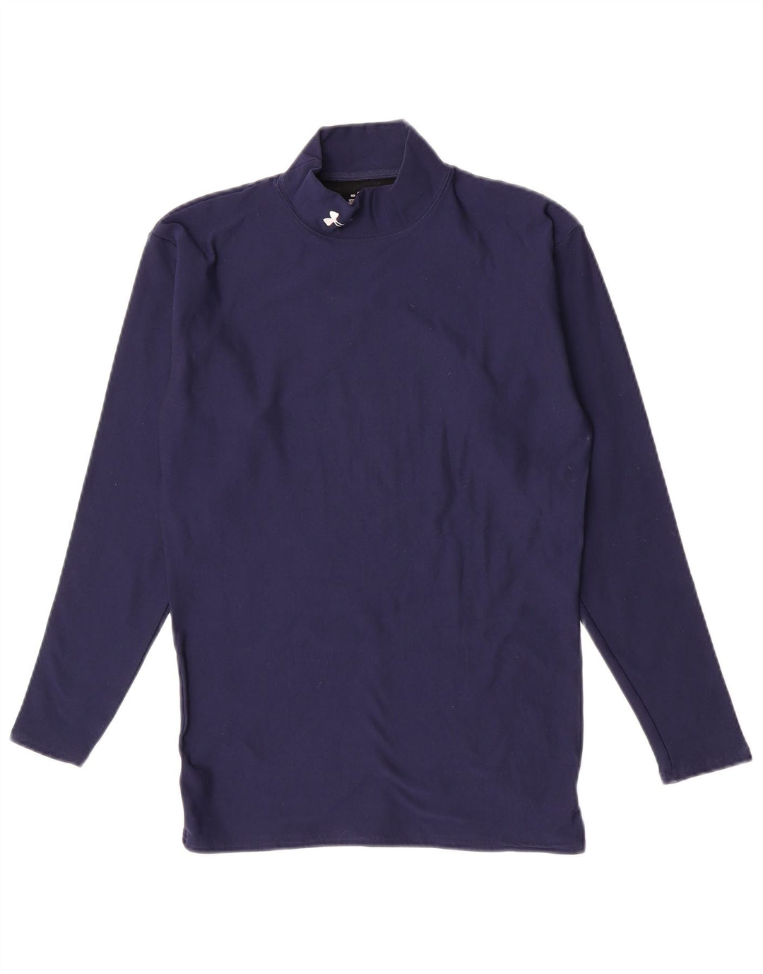 Top pentru femei Under Armour cu mânecă lungă UK 14 mare, nailon bleumarin
