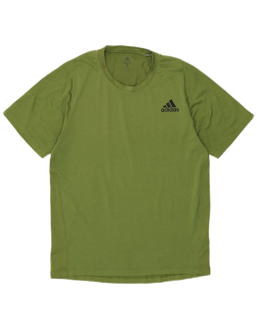 Tricou Adidas Climalite pentru bărbați Top mic verde bumbac