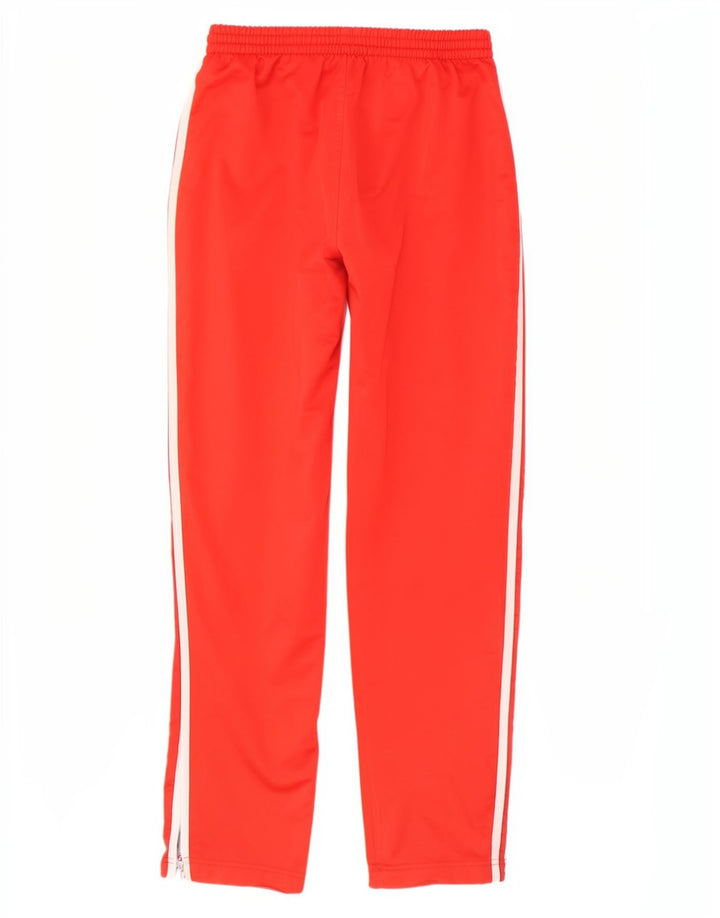 Pantaloni de trening Adidas pentru bărbați, poliester roșu mediu
