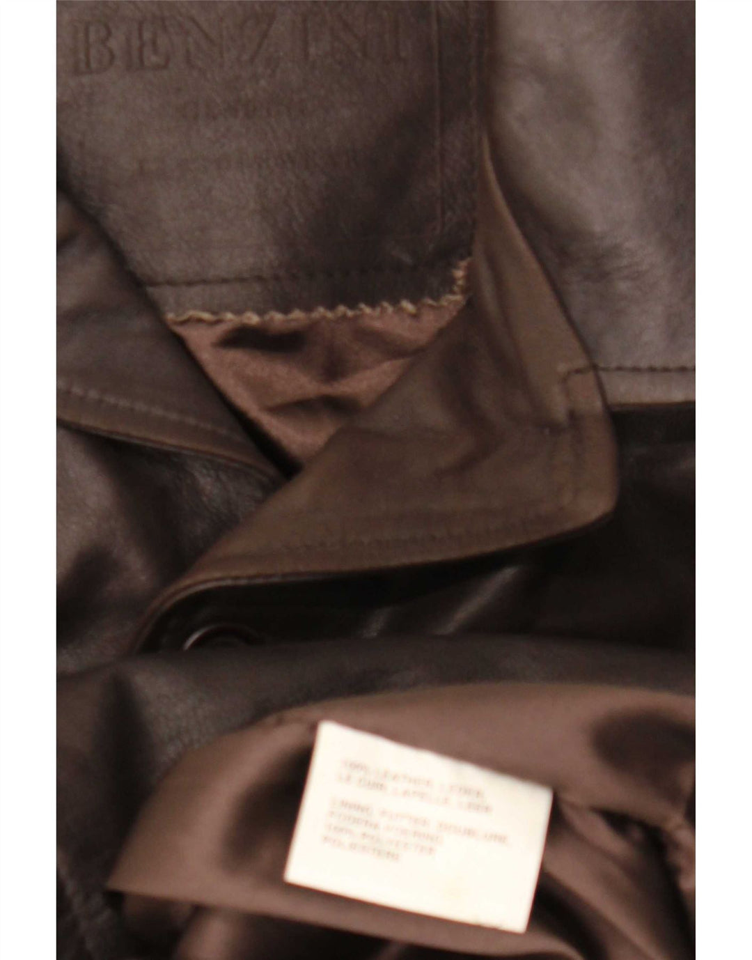 Jachetă de piele vintage pentru bărbați UK 42 XL maro