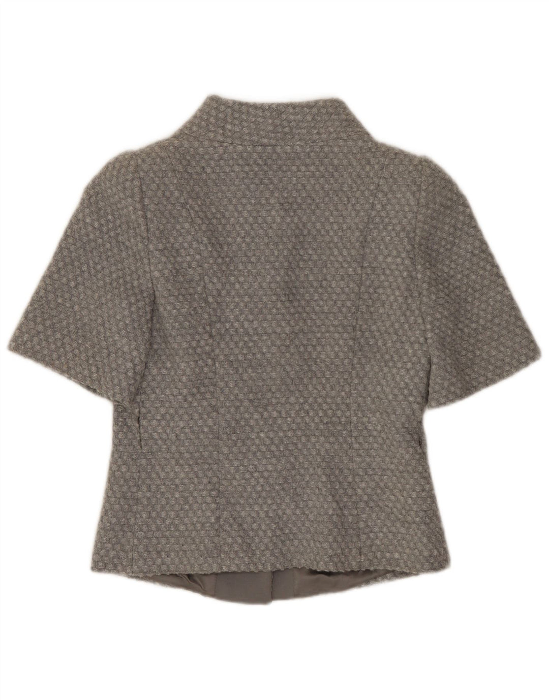 BENETTON Jachetă cu mânecă scurtă cu 4 nasturi pentru femei IT 38 XS gri